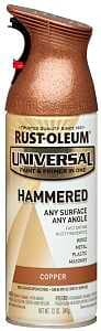 Rust-Oleum 247567 Hammered Spray Paint, Hammered, Copper, 12 oz, Can